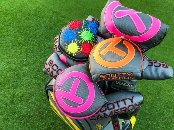 Our Tour headcovers in bloom.