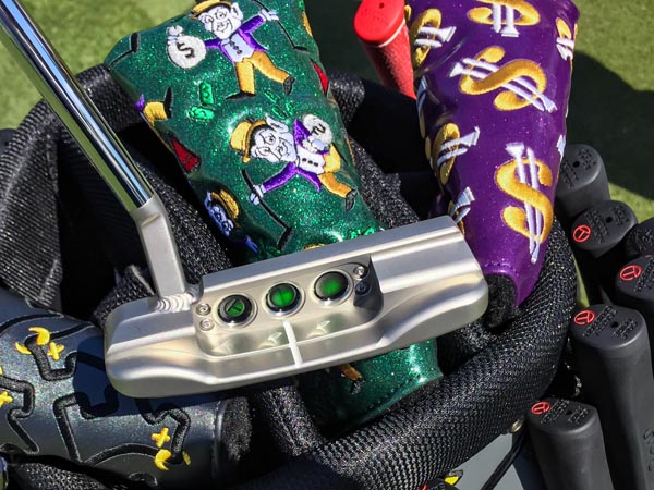 Welded mini-slant neck on a Select Concept 1 Tour putter.