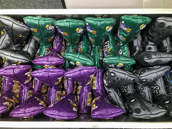 New Custom Shop headcovers on Tour.