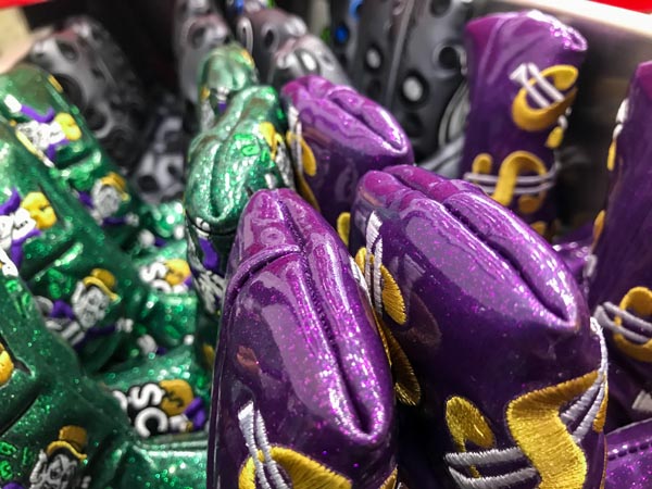 How about that Bling Purple and Bling Green?