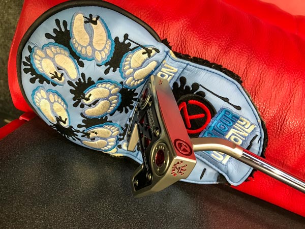 How cool is it that he still rocks his Tar Heel headcover from that time he won the PGA Championship?