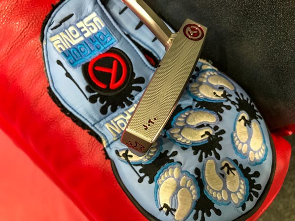 Our Circle T Tar Heel mid-round headcover given to loyal putter players at the 2017 PGA Championship.