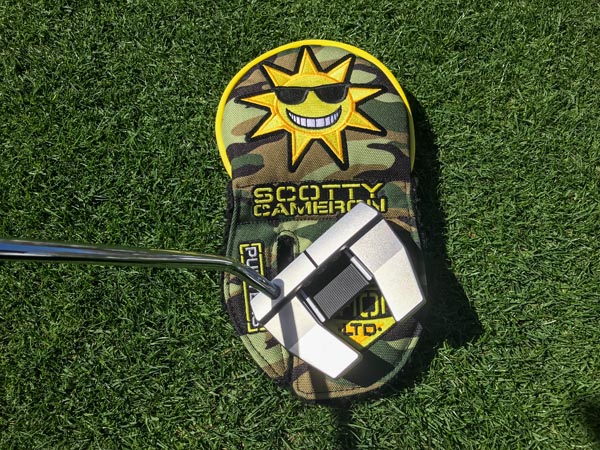 Howdy, Sunshine Camo! Another Custom Shop headcover on Tour.