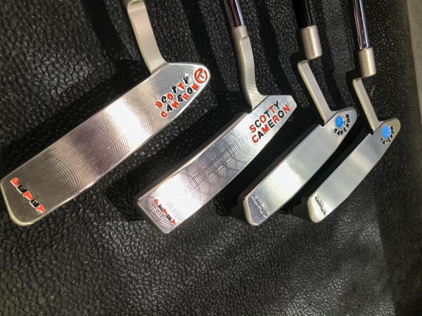 These are Titleist Brand Ambassador Peter Uihlein's putters.