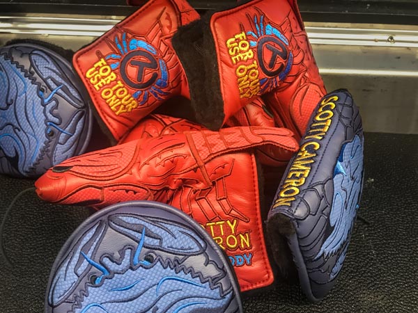 Loyal Scotty Cameron putter players at this week's Web.com event received a special Circle T Craw Daddy Open headcover.