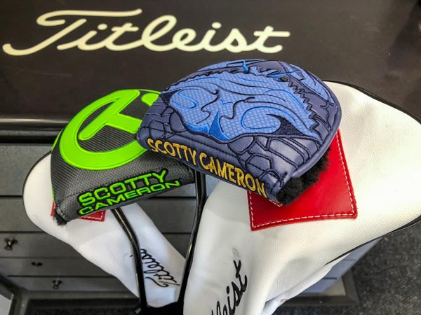 For the mid-round Circle T headcover, Scotty went with the blue crab.