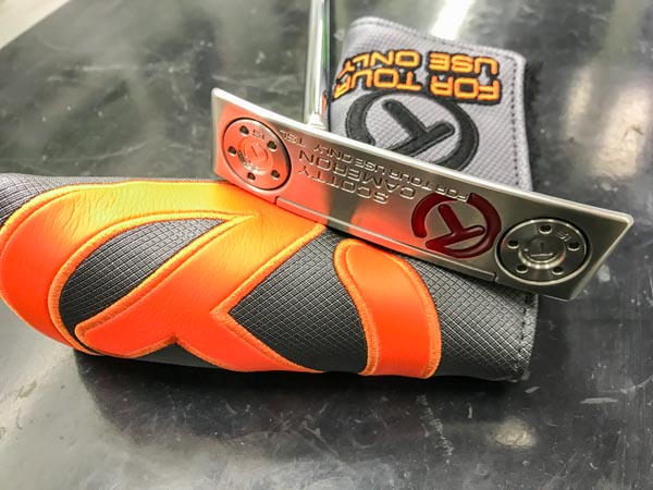 A new 2018 Select Laguna Tour putter (TSL).