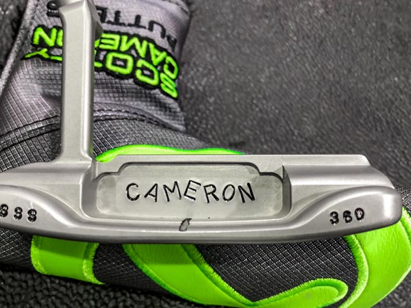 009M SSS with our pop color lime Circle T headcover.
