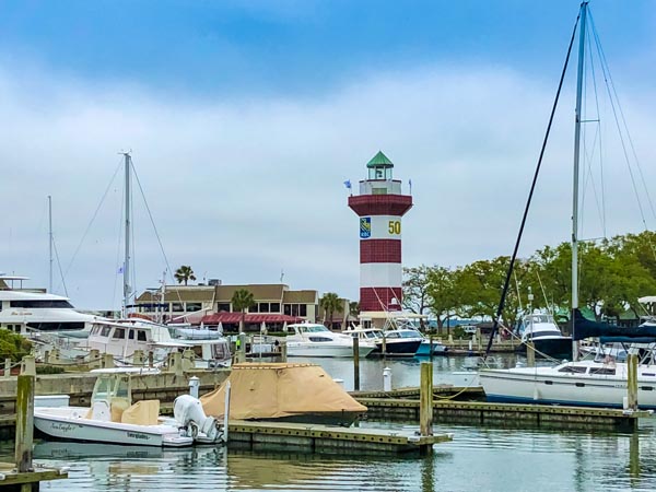 The harbor at Harbour Town Golf Links on Hilton Head Island, SC.