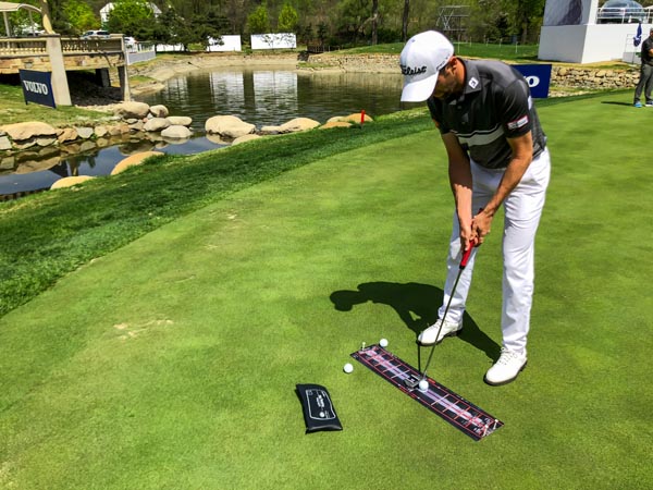 Greg Bourdy working on his stroke with a 2017 Futura T5.5M.
