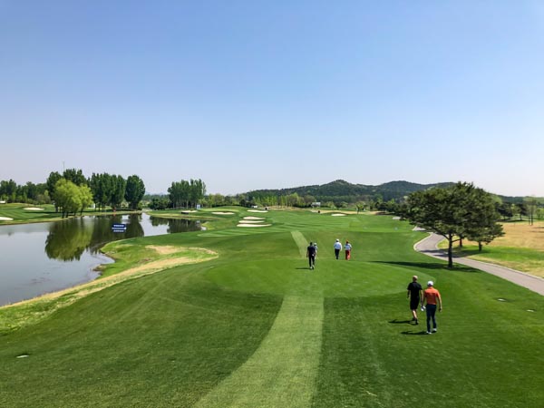 The scene from the European Tour's Volvo China Open.
