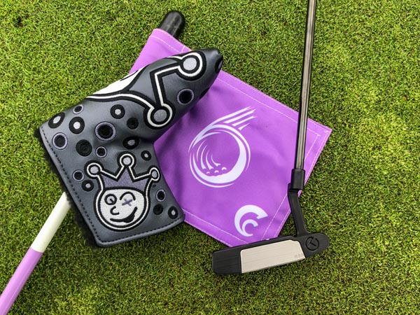 Jackpot Johnny headcover and a Select Concept 1/Newport in our Tour Black finish are ready for GolfSixes in the U.K.