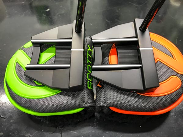 Side-by-side Futura T5M Tour Only putters.