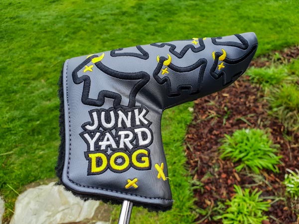 Custom Shop Junk Yard Dog headcover on Tour in Korea.