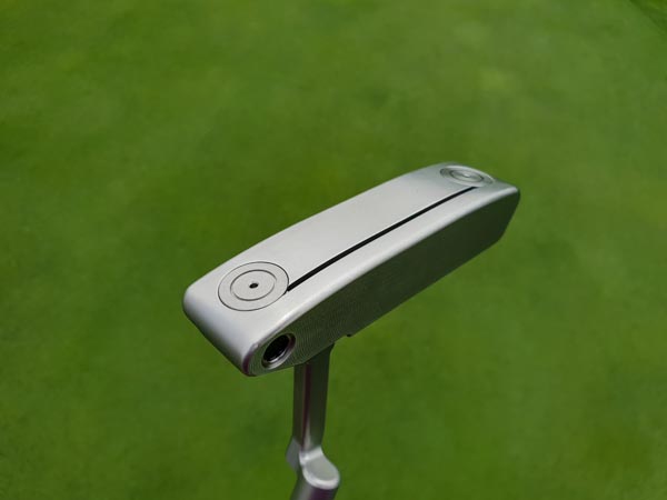 Tungsten sole weights and beached with a milled sound slot.