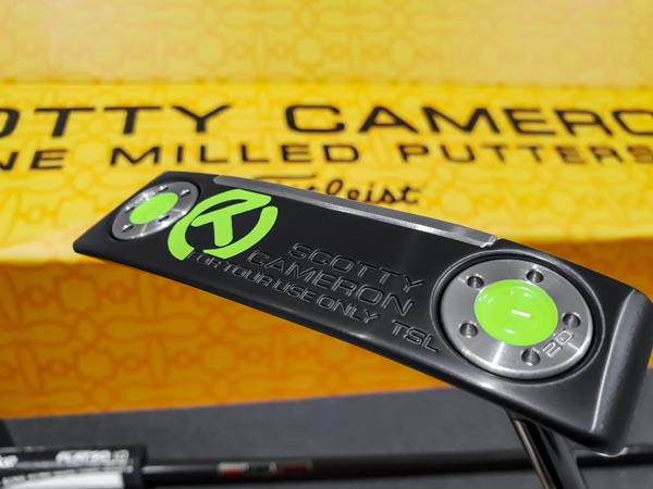 Think about lime green for an accent color for your next Custom Shop putter.