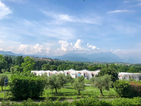 Scenery around the Italian Open.