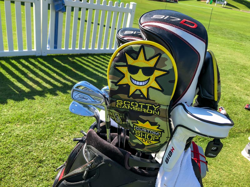 Our Custom Shop Limited Release Sunshine Camo headcover is always smiling.