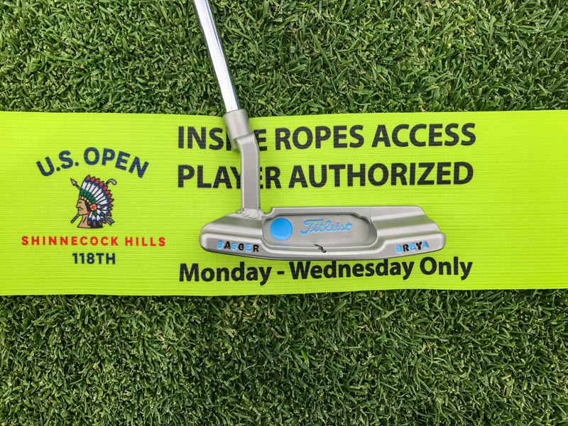 As seen inside the ropes at Shinnecock Hills.