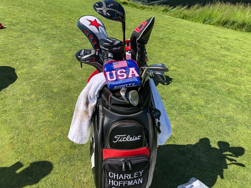 Charley Hoffman representing with The Patriot headover at this week's U.S. Open.