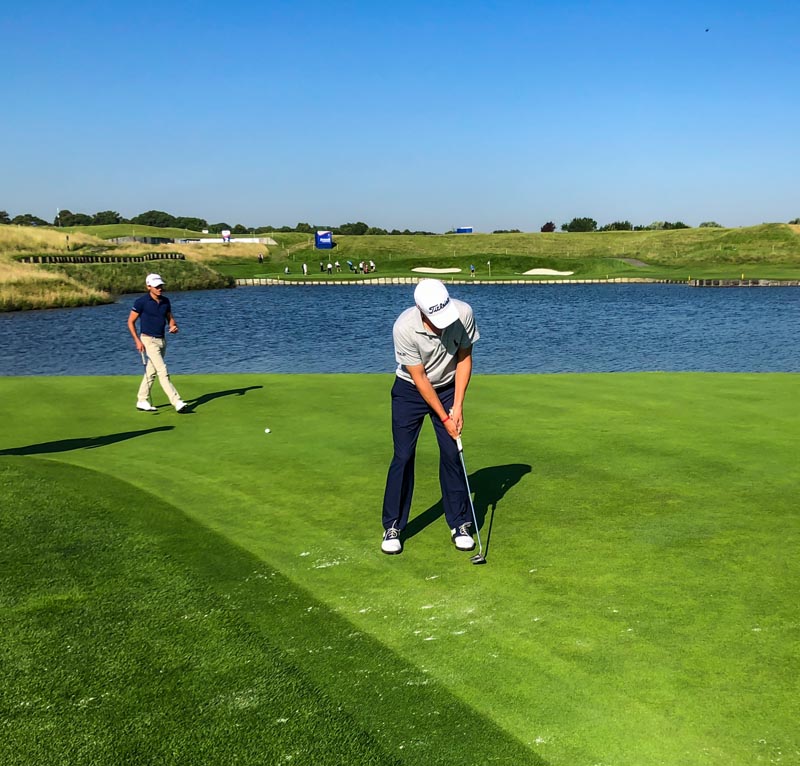 J.T. takin' it to the European Tour.