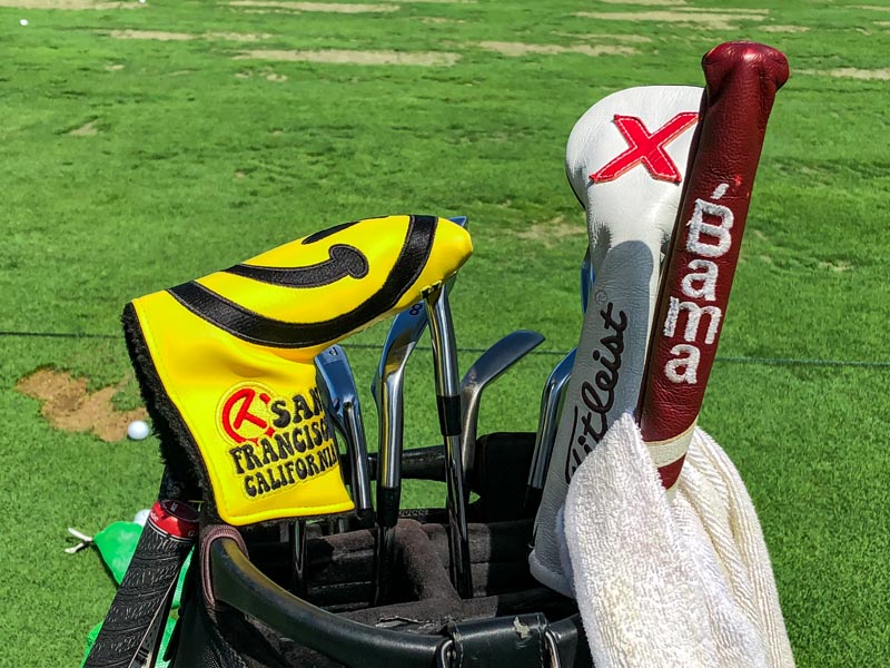 Check out that 2012 U.S. Open Happy Face Circle T headcover!