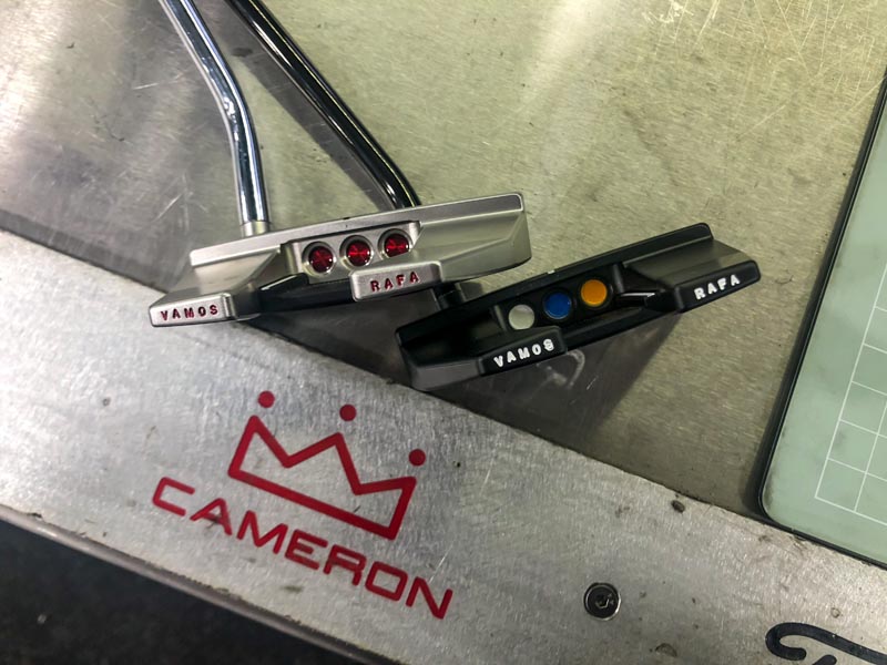 Rafa's Futura flat sticks.