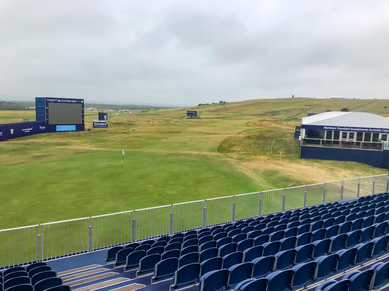 The scene at this week's Scottish Open.