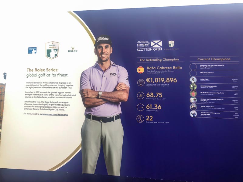 Rafa's back to defend his title at the Scottish Open.