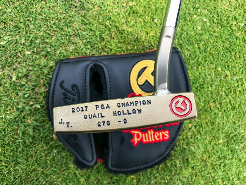 Scotty made this Futura X5.5 Prototype putter to celebrate JT's 2017 PGA Championship victory.