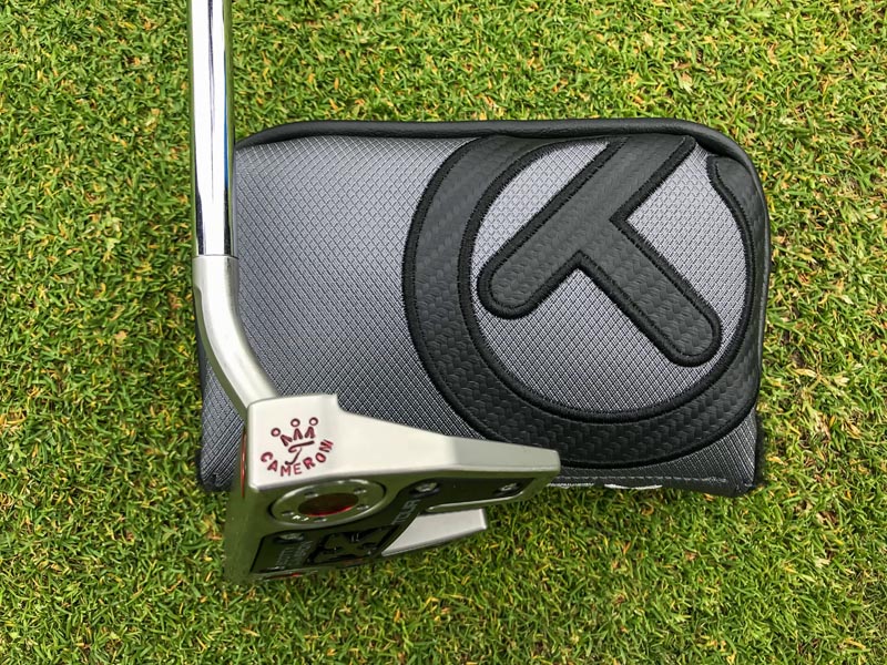 A new half-square Circle T headcover for JT's trusty gamer.