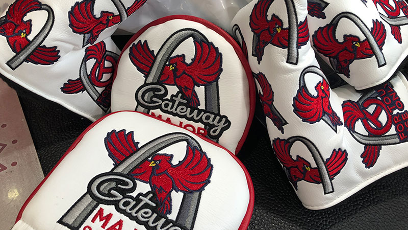 Loyal putter playing pros were given Scotty's Circle T Gateway Major headcovers in St. Louis.