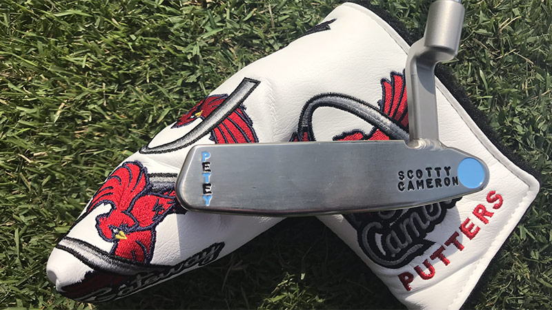 Peter Uihlein's flat milled, welded neck Newport 2.