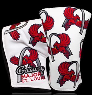 St. Louis Cardinals Track Mallet Putter Cover