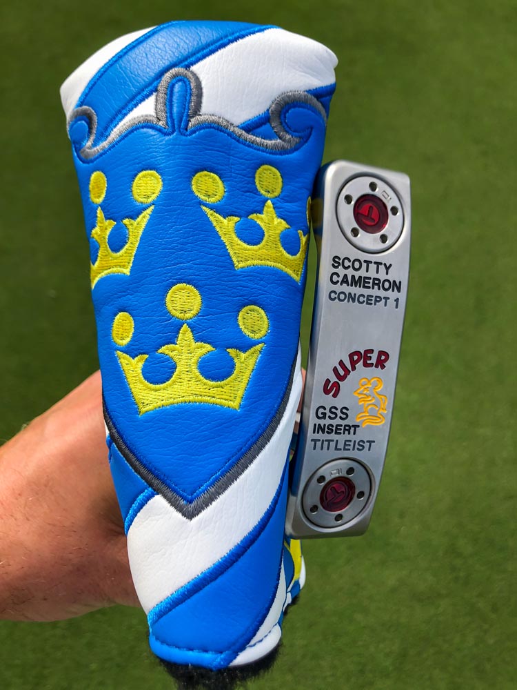 Super Rat I and a special Circle T headcover for this week's Nordea Masters.