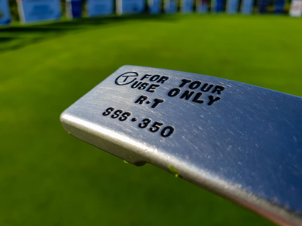 RT for Roll Top, which is a hand-smoothing of the putter's topline.