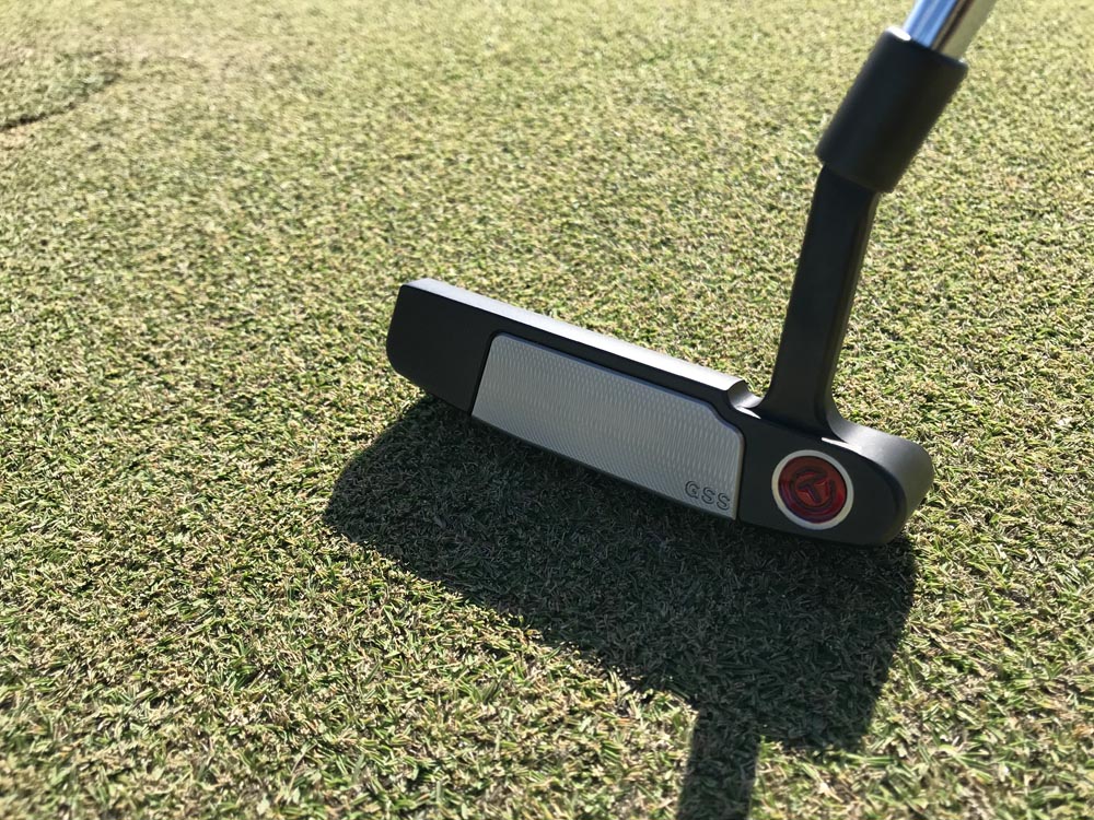 Two tone setup for this Concept 1 with our Tour Black finish and raw GSS inlay.