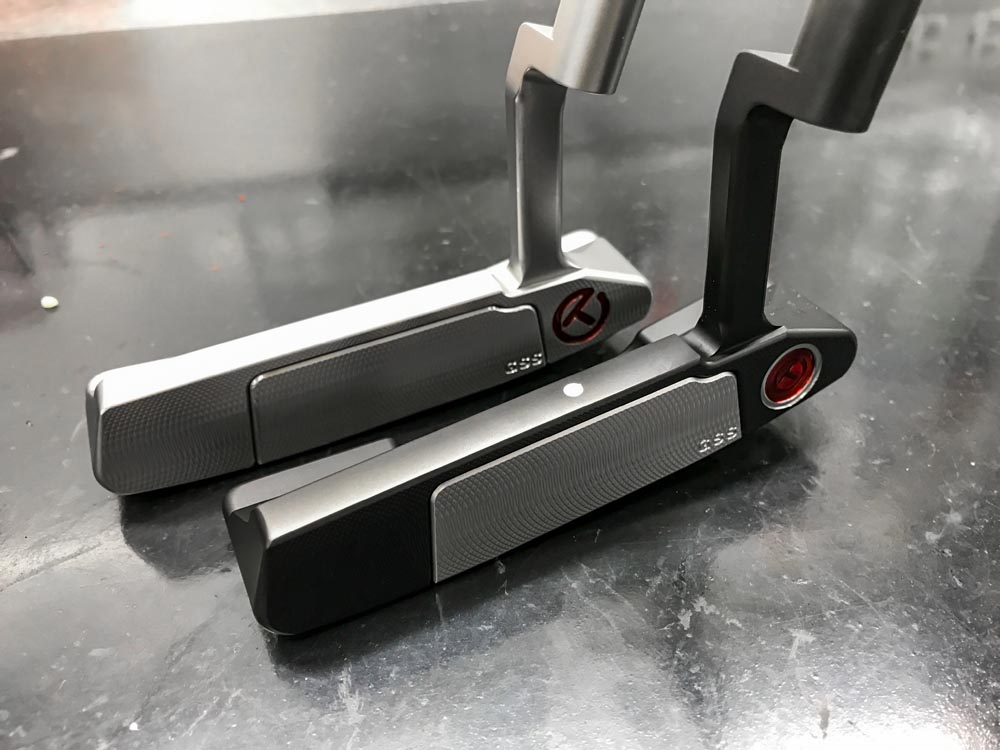 A pair of 2018 Select Newport 2 (TN2) Tour putters.