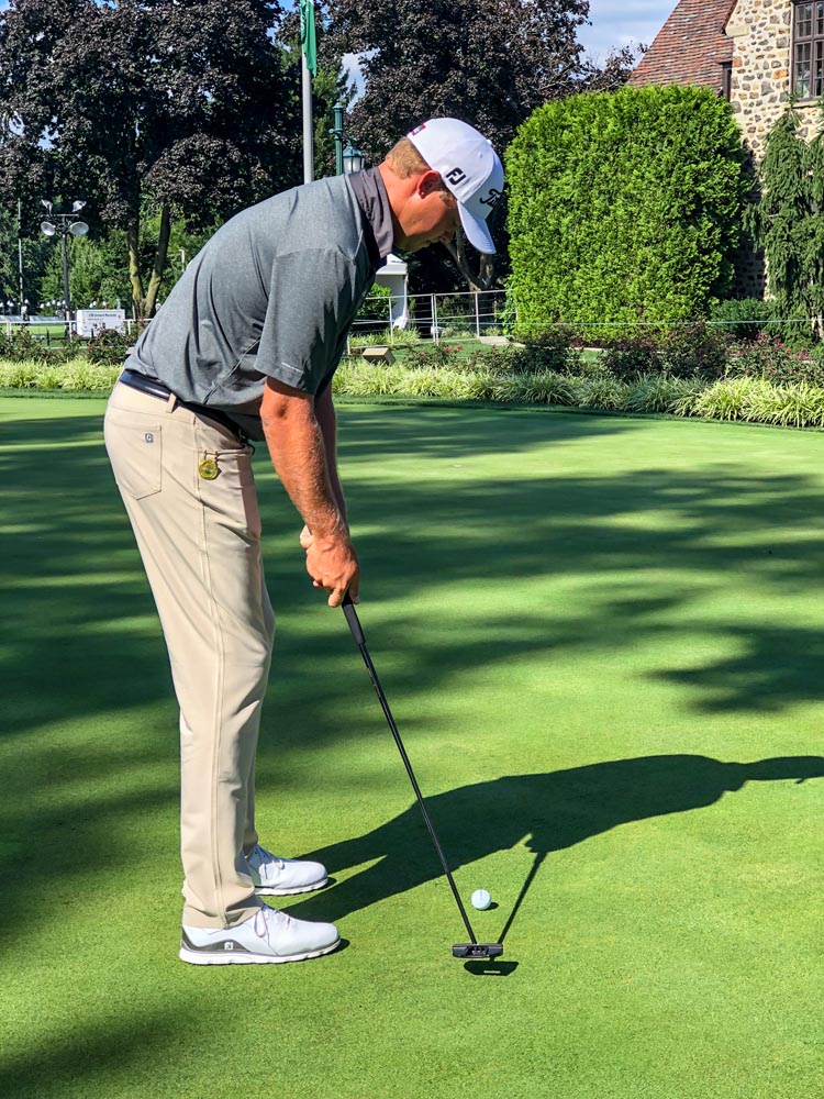 Patton Kizzire with his new Futura T5S putter.