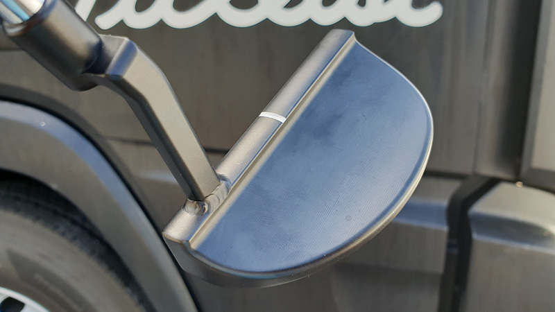 GoLo M3 Tour putter with a welded plumbing neck.