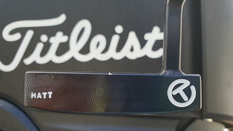 GoLo M3 Tour putter with a welded plumbing neck.