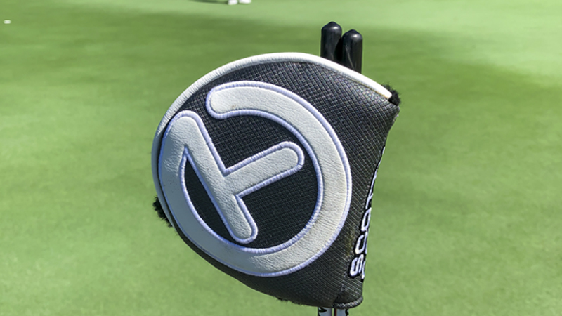 The mark of a Tour headcover, Scotty's Circle T.