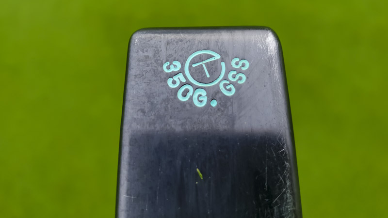 A special toe stamp for this 350-gram GSS gamer.