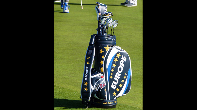 A glimpse at Team Europe's staff bag design.