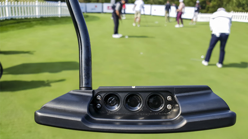 2018 Select Squareback (TSB) Tour putter in full Tour Black.