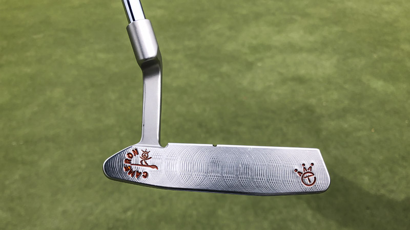 Our hand-stamped Peace Surfer.