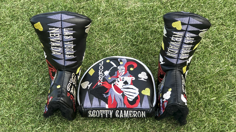 Jokers Wild Circle T headcovers in Las Vegas.