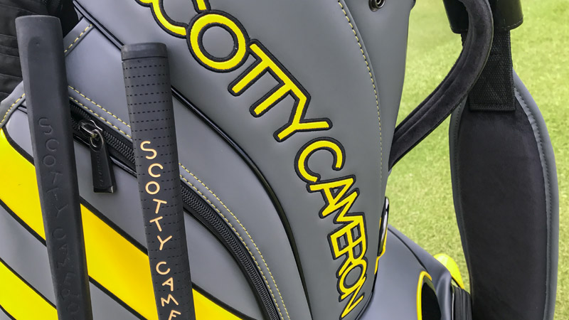 Up close on our Caution Stripe staff bag.