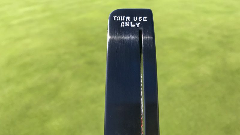 Close-up on a milled "beach" slot.