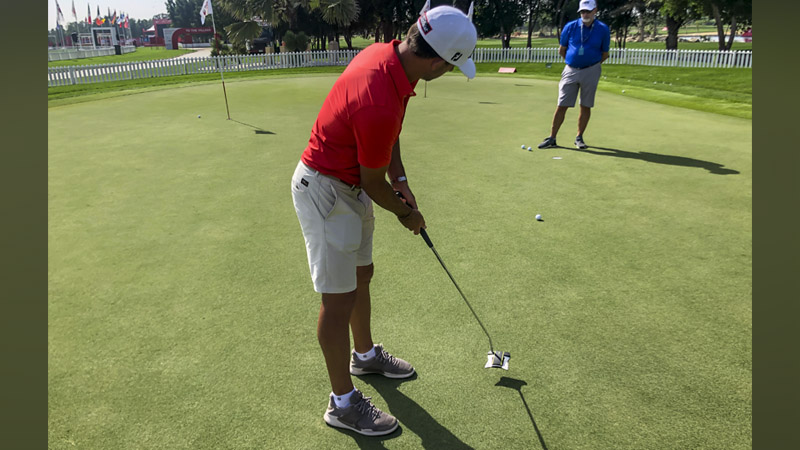 New prototype mallet in action in Abu Dhabi.